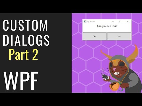 WPF Custom Dialogs - Part 2 [Dialog Controls]