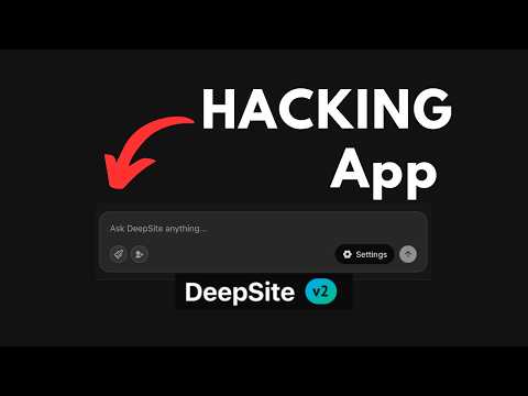 How to Build a HACKING App with DeepSite (No Code)