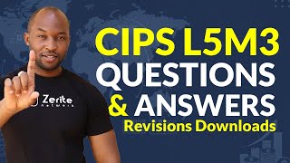CIPS L5M3 Questions and Answers Revision Pack