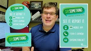 "Say Something" Anonymous Reporting System Launching October 26, 2020 in Transylvania County Schools