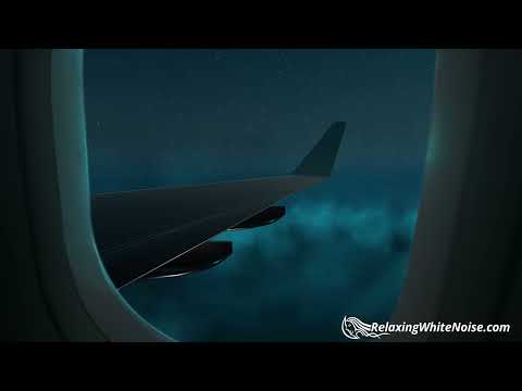 Airplane White Noise in 1st Class  - Sleep, Study, Focus -  10 Hour Plane Sound