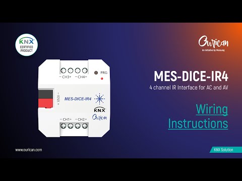 MES-DICE-IR4 | Wiring Instructions | Messung Ourican | #OuricanAutomation