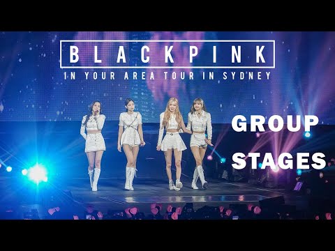 190615 BLACKPINK 블랙핑크 [IN YOUR AREA] TOUR in Sydney Fancam 직캠 || Group Stages