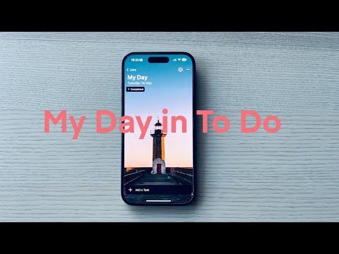 My day in Microsoft To Do ✅