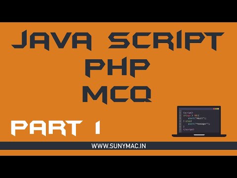 Java Script MCQ || PHP MCQ || Part 1|| 2020 ||Computer Science || Sunny Mac