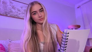 ASMR Sketching and Measuring You While You Sleep😴