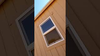 16x12 Tall Peak Shed Ft. Canister Door | Shed World California #backyardshed #backyarddesign #shed