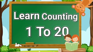 1 to 20 counting | learn 1 to 20 numbers with spelling | counting for kids