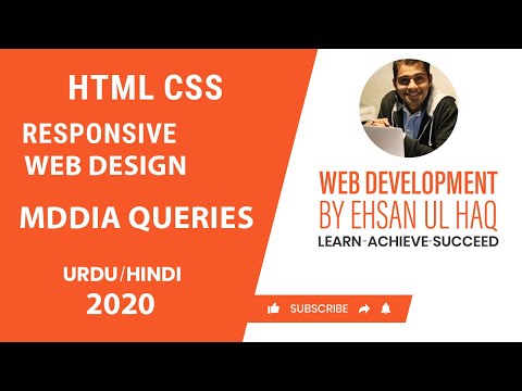 Responsive Web Design - HTML & CSS Tutorial Urdu and Hindi | Media Queries Responsive web design