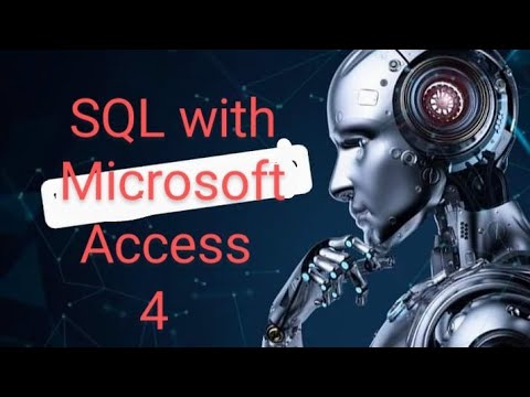 SQL with Microsoft Access 2019 lesson 4 - select elements from the table