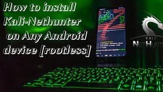 How to install Kali Nethunter on Any Android device [ rootless ] | Pocof1