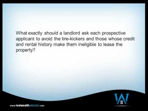 Landlord Tips Video #2