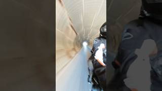 Riding 2 up through a short tunnel. #bmws1000xr #tunnel #2upriding