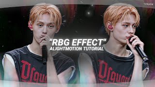 "RBG EFFECT" tutorial in alightmotion. (+Preset) #tutorial #rbgeffect #alightmotion 