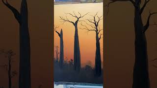 Baobab - Tree of Life in oils - alla prima #oilpainting #SOLD