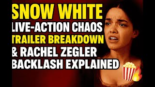 Snow White Live-Action Chaos | Trailer Breakdown & Rachel Zegler Backlash Explained 🍿🔥