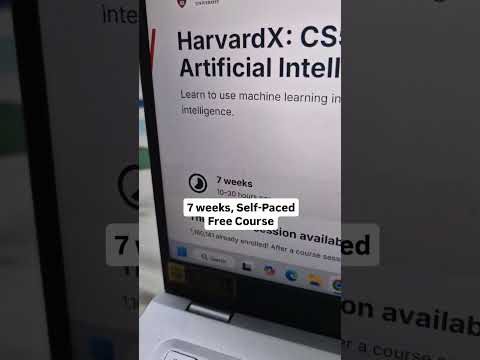 Harvard offers free AI course! 🤯 Learn AI basics from world-class profs. #CS50AI #Harvard #AI #ML