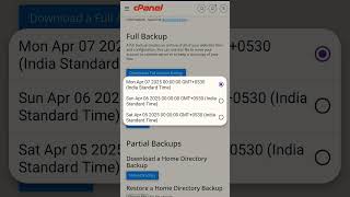 daily backup my server #tamil #cpanel #cpanelbackup #cpanelhosting #webhosting #resellerhosting