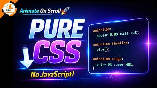 Pure CSS Scroll Animation in 2026 💻✨ (Super Easy!)