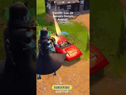 🏆 Fortnite Zero Build Solo - Demon’s Domain Ambush! 🏆