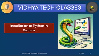 Python Day 2 (installation of Python)