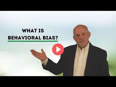 What is financial behavioral bias?