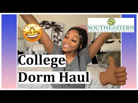 COLLEGE DORM HAUL 2020 | Freshman Year at Southeastern Louisiana University