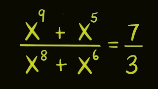 Nice Exponent Math Simplification. Find the value of X