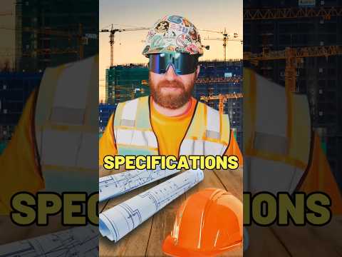 Specifications (Construction) #construction #contractor #architect #engineer #shorts
