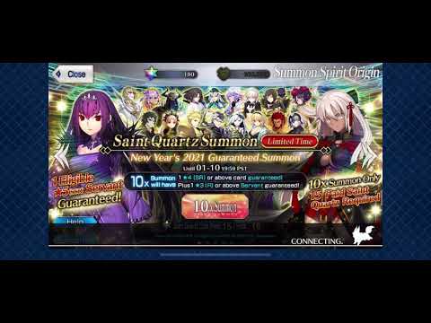 Fate Grand Order NA [FGO] 2021 New Year GSSR banner