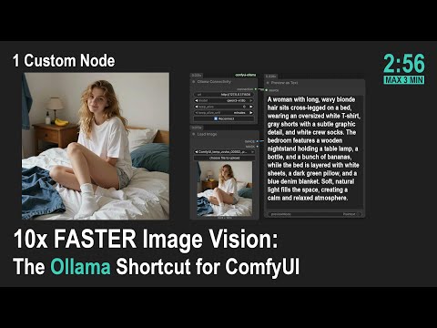 🟢 How to use Ollama in ComfyUI: 10x Faster Image Vision & Auto-Prompting (ComfyUI Shortcut)