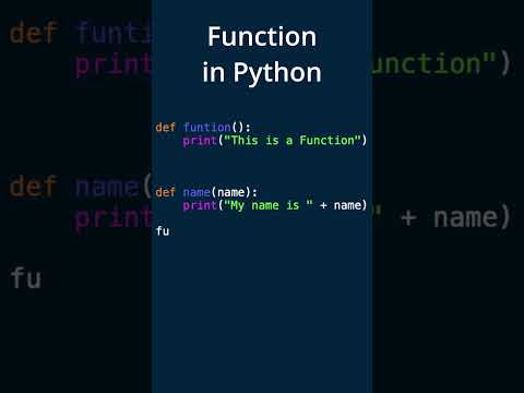 Functions in Python