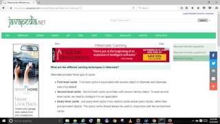 What are the different caching techniques in hibernate? | javapedia.net