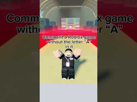 Comment a Roblox game without the letter “A” in it #roblox #challenge #share #game #findyourdev