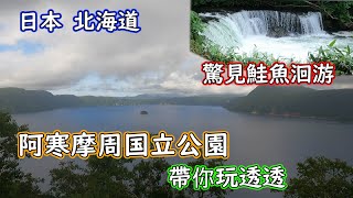 【帶你玩透透】EP.7 北海道阿寒摩周国立公園一日遊|阿寒湖|屈斜路湖|砂湯|硫黄山|摩周湖|神の子池|桜の滝|鮭魚洄游