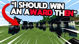 Minecraft, But If I Say "Warden" Then 10 Wardens Spawn...