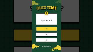 [MathStudy]_Is your brain healthy?   #easy #arithmetic #quiz #games #math #maths #study #mathstudy