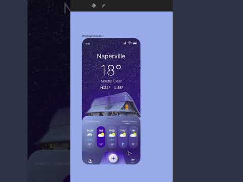 Weather Forecat Mobile App Design