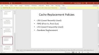 Caching techniques in computer architecture