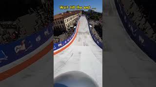 The Most INSANE Skate Ramp Drop Ever! 😱🤣 #skateboarding  #epicfails  #urbanstunts