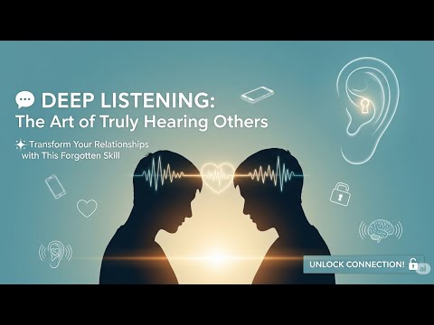 👂 The Art of DEEP LISTENING: Hear What Others Don’t Say | Transform Your Relationships