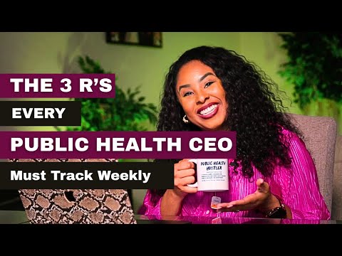 The 3 R’s Every Public Health CEO Must Track Weekly
