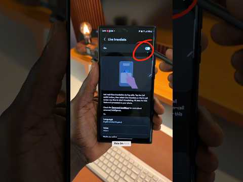 Activate Live Translation on Galaxy S23 with One UI 6.1 #s23 #s24 #oneui6 #shorts #yt #samsung