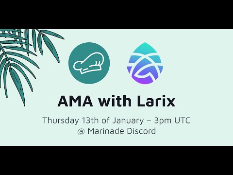 Marinade Ecosystem AMA with Project Larix
