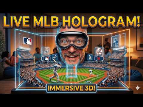 MLB on Apple Vision Pro Is a Game-Changer: Live 3D Hologram Baseball on MLB.TV