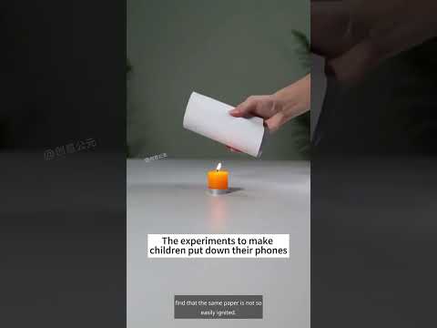 The experiments to make children put down their phones #physics #scienceismagic #trick #science