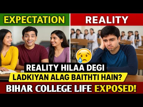 Engineering College Life in Bihar 😭 | Expectation vs Reality | Ladkiyaan Alag Baithti Hain?