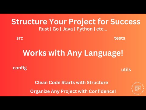 How to Structure Your Project Like a Pro (Any Language) – Folder & File Organization Guide