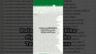 Excel Tips - Cara Membuka dan Format File CSV