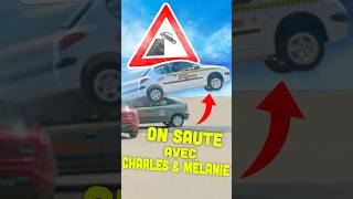 Finalement c’est solide une 206 !! 🤔😂 #carjump #cascade #206 #omg #stuntcar